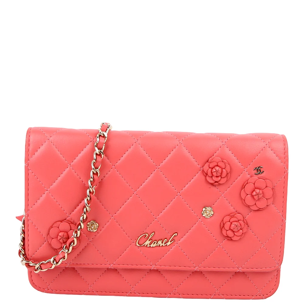 CHANEL WOC Camélia Charms Lambskin 27M Pink