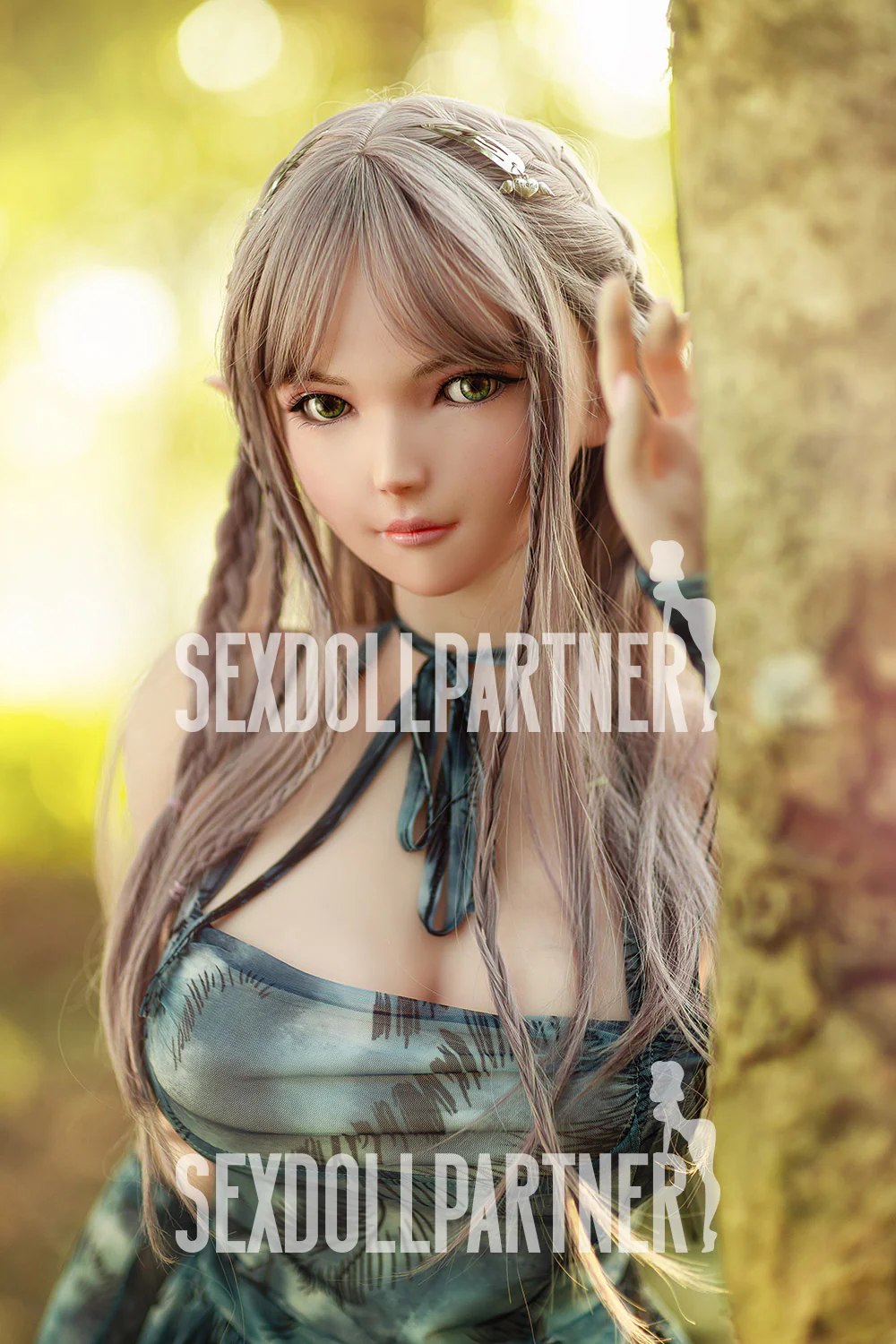 US Stock - RIDMII Aggie Unique Design 5ft34/ 163cm Silicone Head ELF Hentai Sex Doll