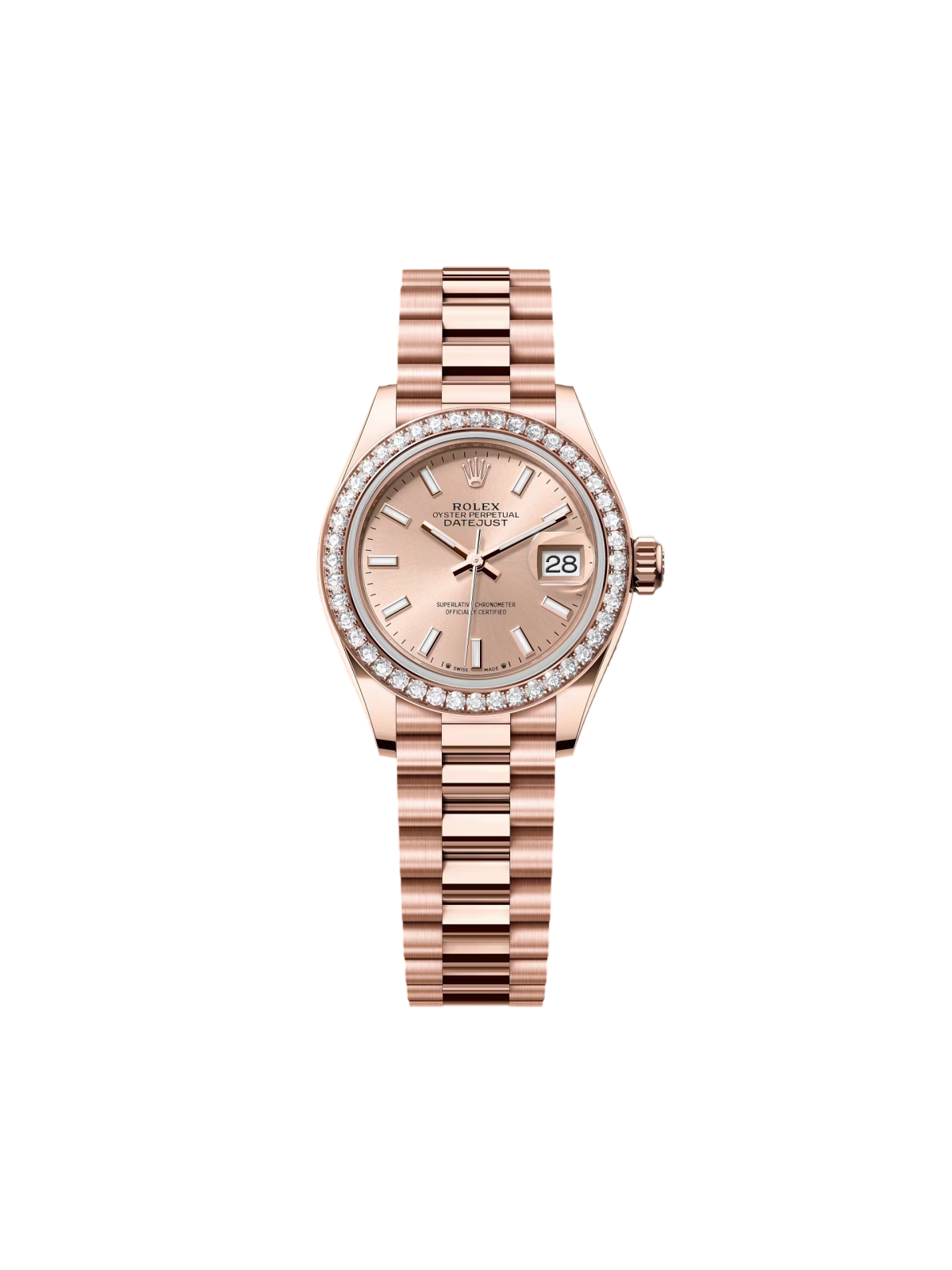 RLX  Lady-Datejust 31mm 279135RBR Rose Dial Jubilee Bracelet
