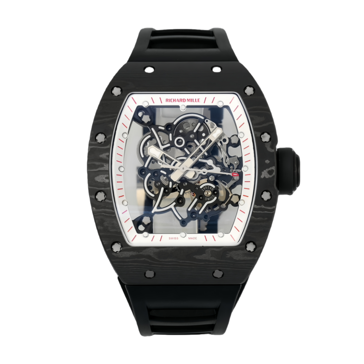 【7A Quality】Richard Miller RM 055 RMUL2 NTPT Carbon Fiber Red Mark