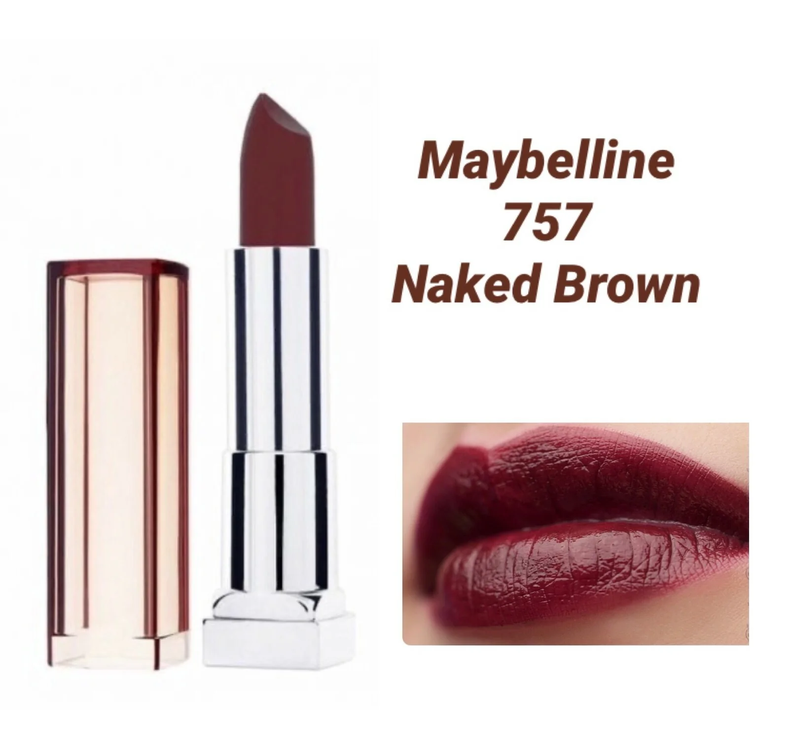 Maybelline Color Sensational Lipstick - 757 Naked Brown