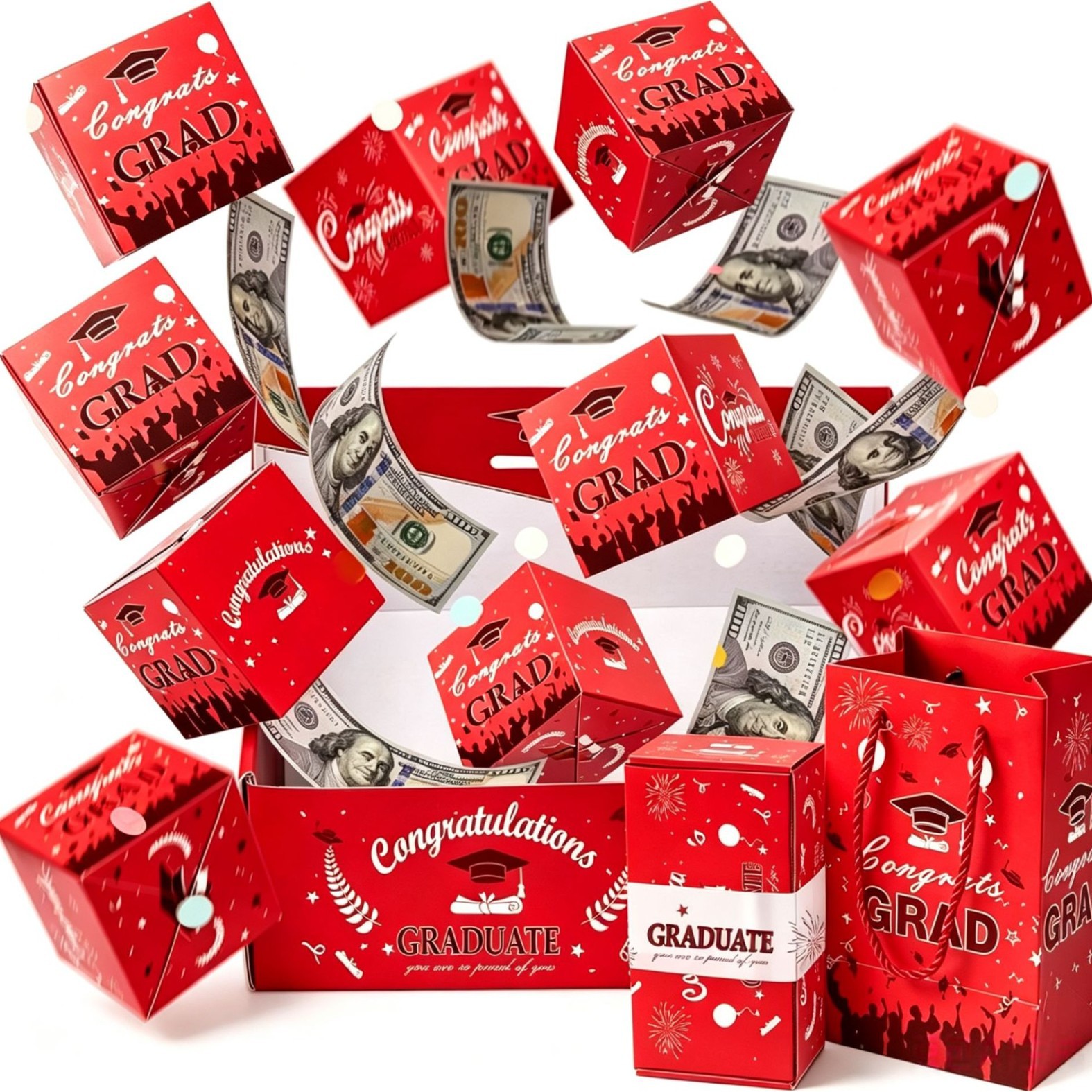 Graduation Explosion Gift Box - For Congrats Grad Party