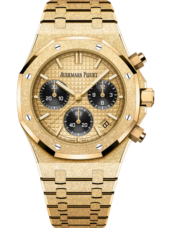 AUDEMARS PIGUET ROYAL OAK FROSTED GOLDEN CHRONOGRAPH 41mm