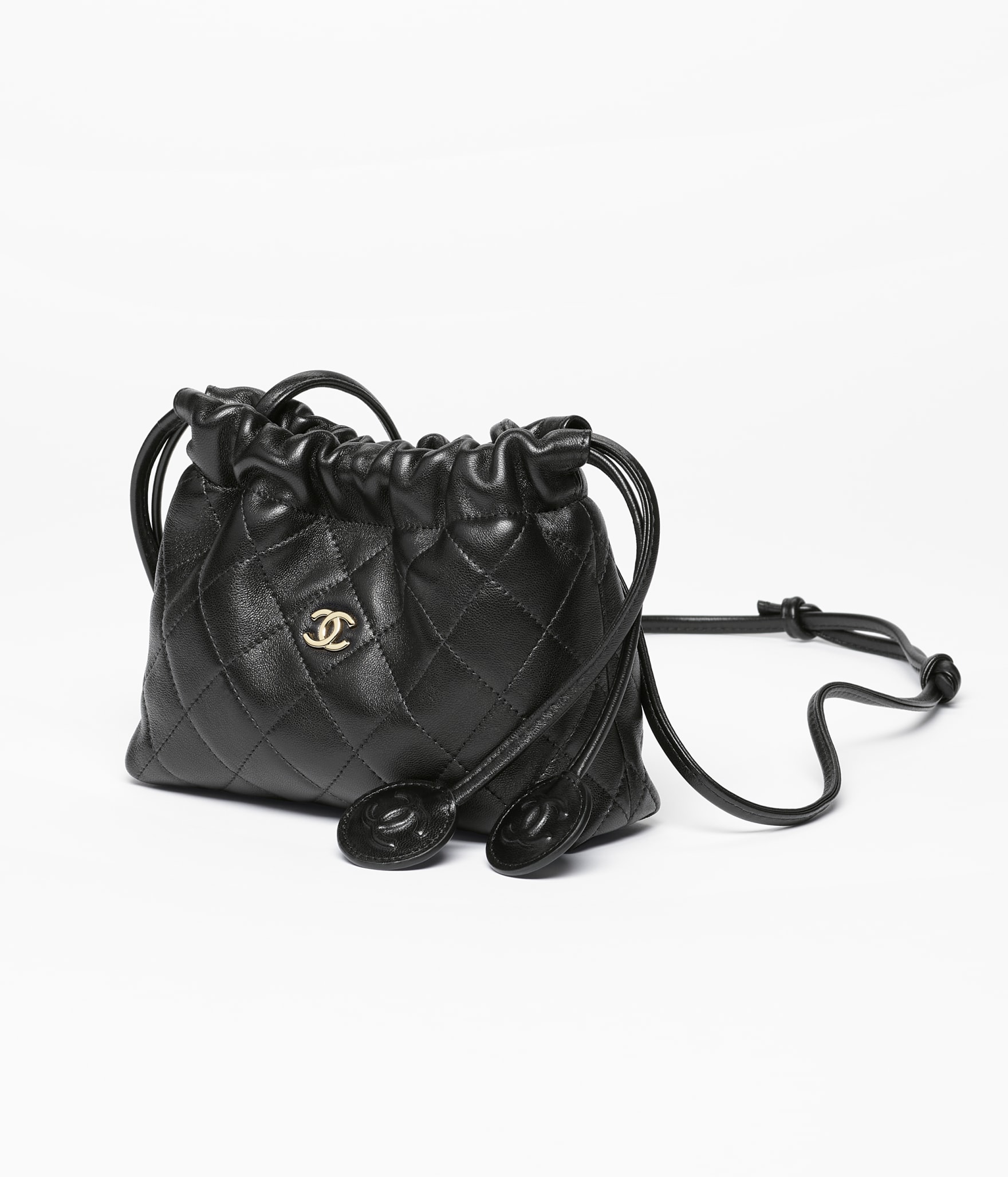 Clutch with Leather Strap