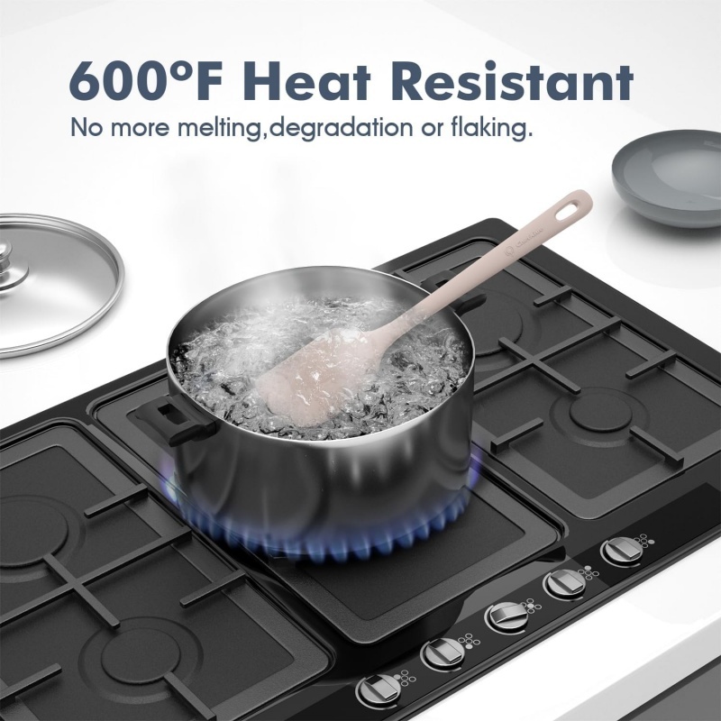 5 Pieces Silicone Spatula Set