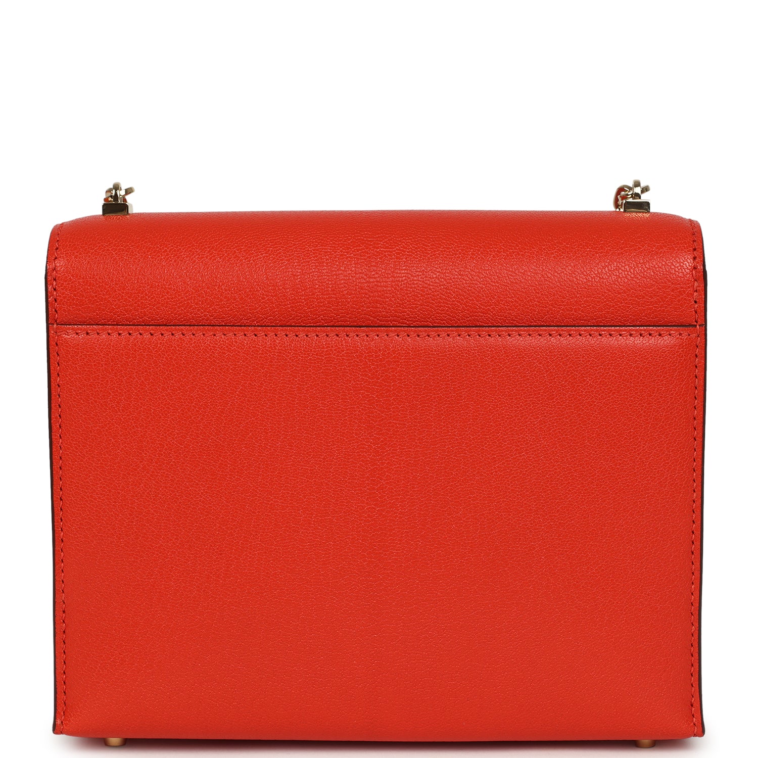 Hermes Mini Verrou Chaine Bag Capucine Chevre Chamkila Permabrass Hardware