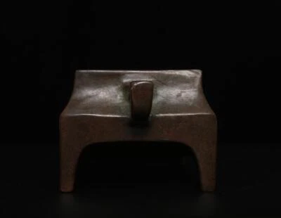 Ming Xuande Signed Old Chinese Bronze or Copper Incense Burner w/ears