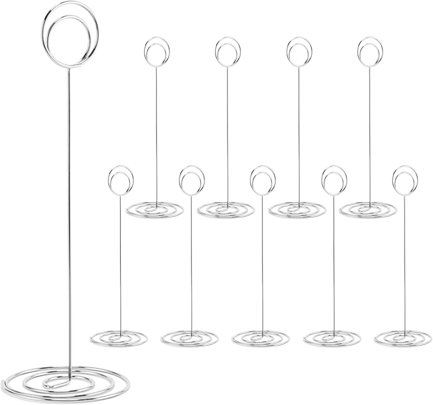 26Pcs Table Number Holders, Place Card Holder, Wire Picture Holder, Small Size Table Card Holders, Photo Holder