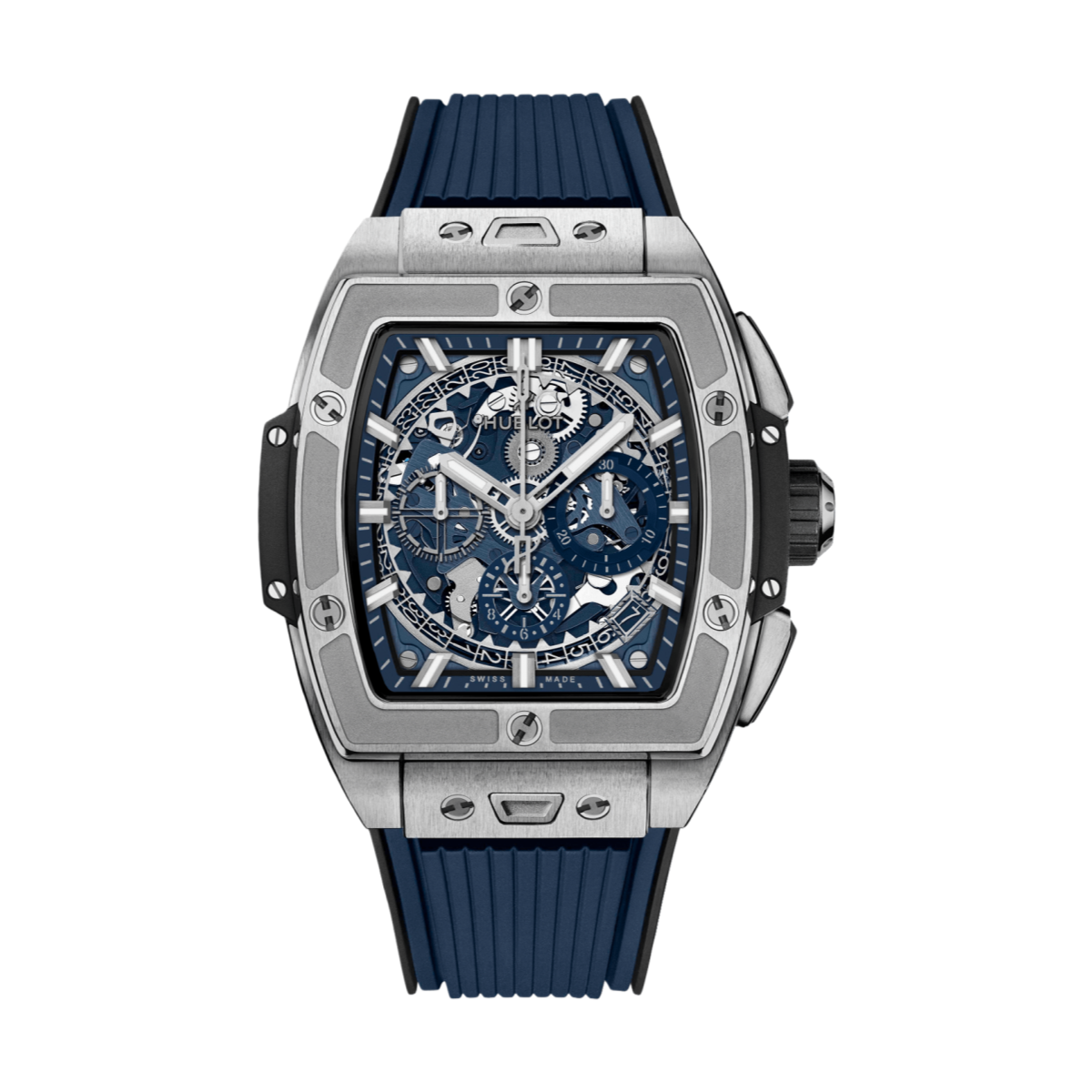 Hublot Spirit Of Big Bang 642.NX.7170.RX 642NX7170RX 44mm Blue Dial Titanium V2 – Top Quality Version