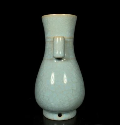 Old Chinese Song Ru Yao Ru Kiln Vase w/ear CK263