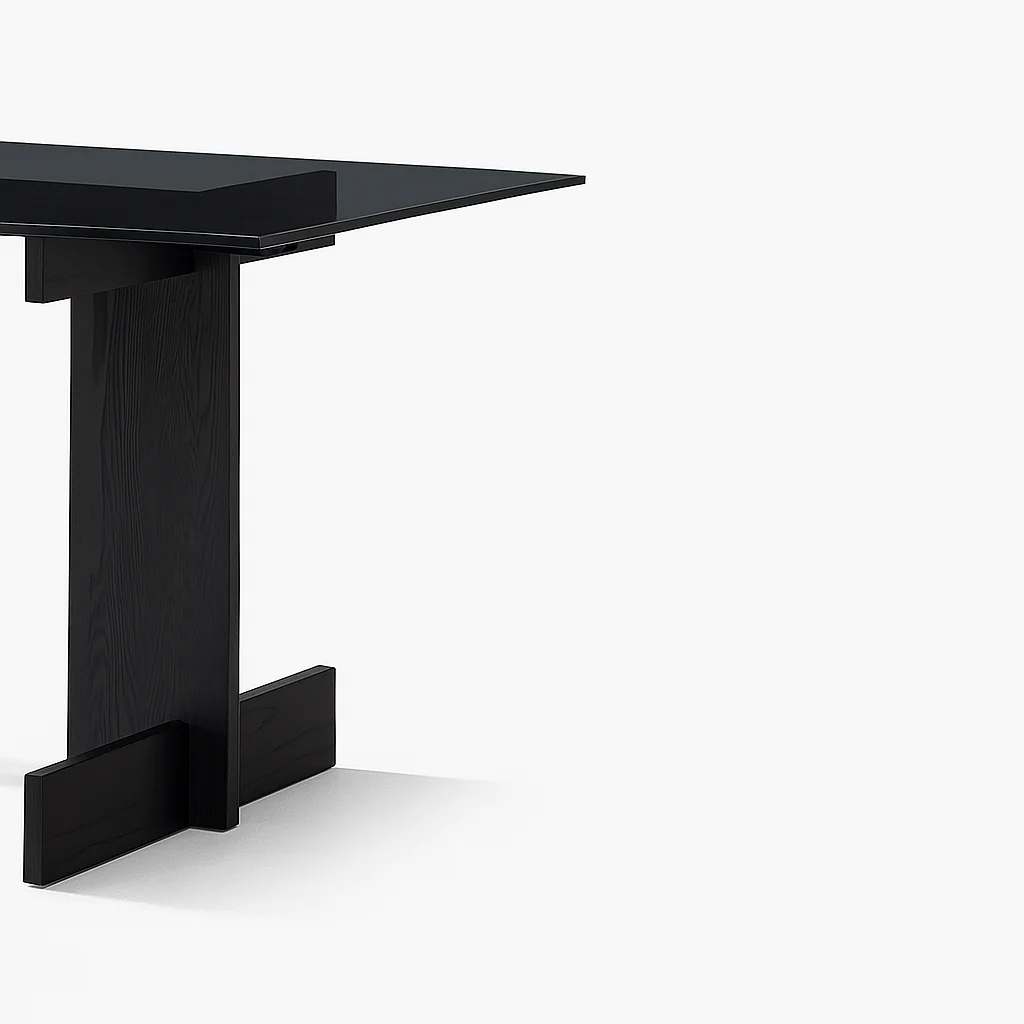 Zayle Rectangular Dining Table – Contemporary Oak Dining Table