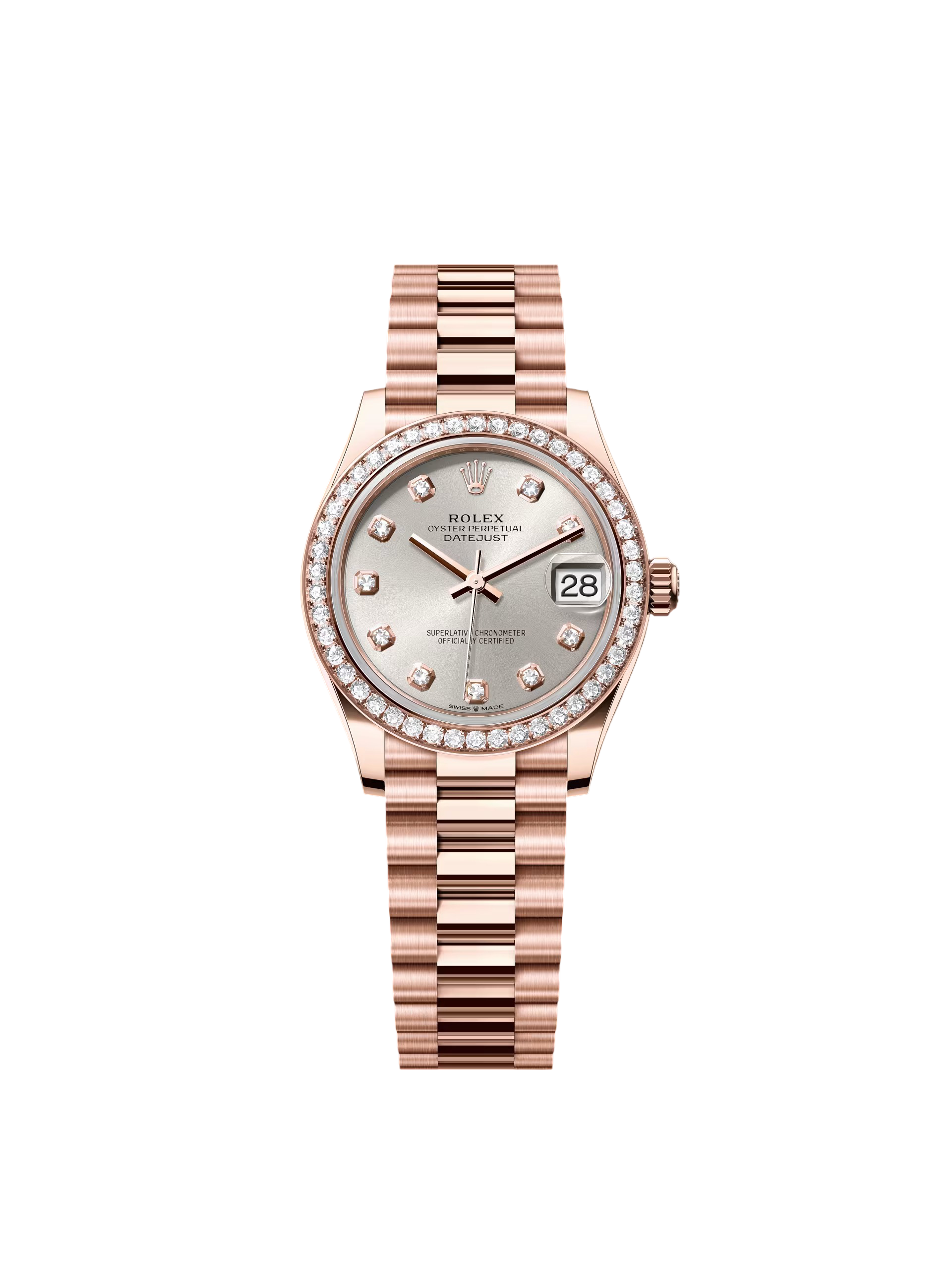 RLX Datejust m278285RBR-0030 Silver Dial 31mm