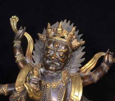 47CM Old Chinese Bronze Statue Buddha N1725