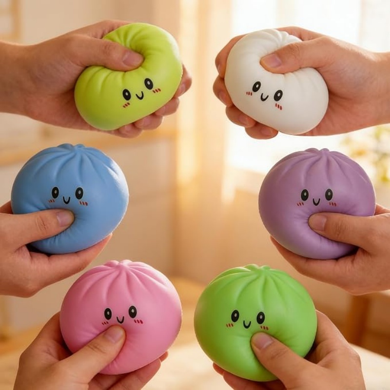 SQUISHPOP Dumpling Squishy Stress Balls