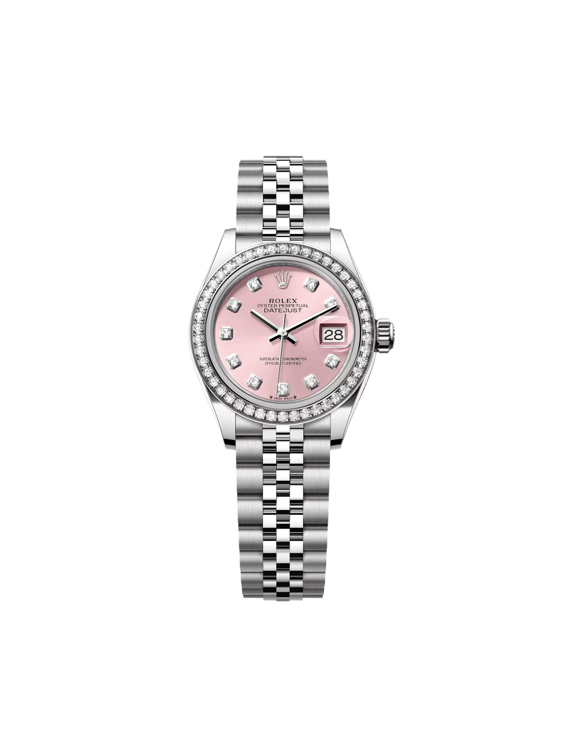 RLX Lady-Datejust 31mm 279384RBR Pink Dial Oyster Bracelet