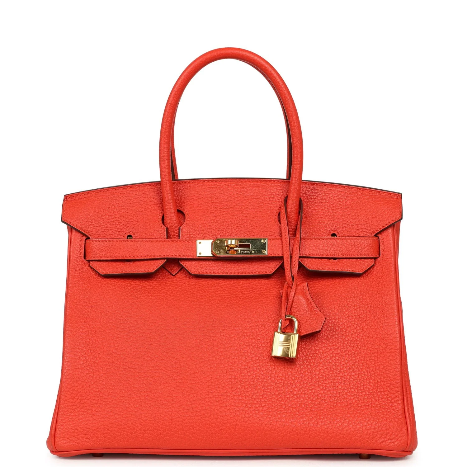 HERMÈS Birkin 30 Capucine Togo Gold Hardware