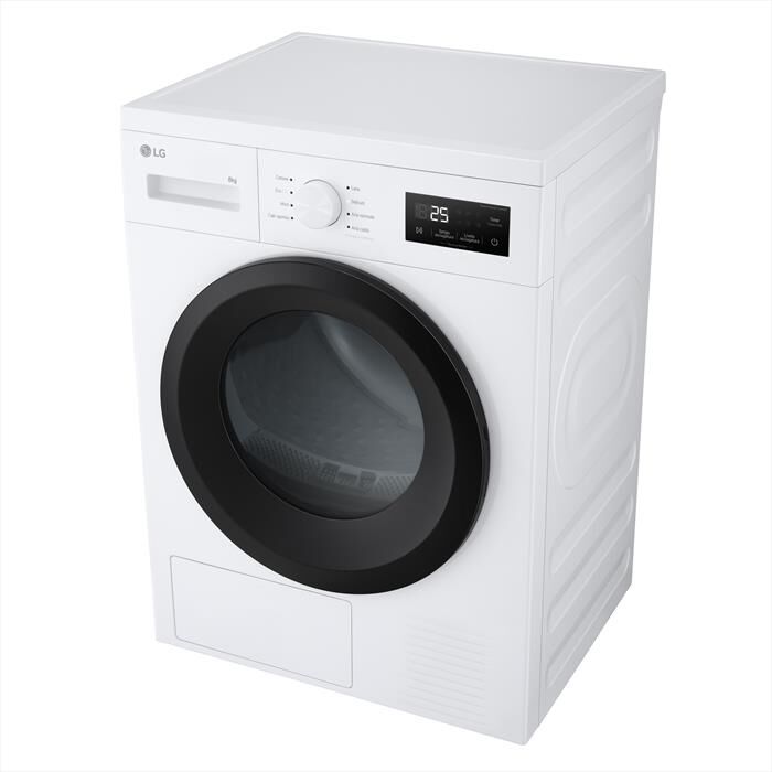 LG - Asciugatrice RNA1008NWK 8Kg Classe D-Bianco