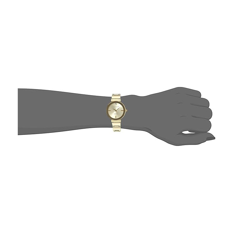 Women's genuine diamond dial bracelet watch