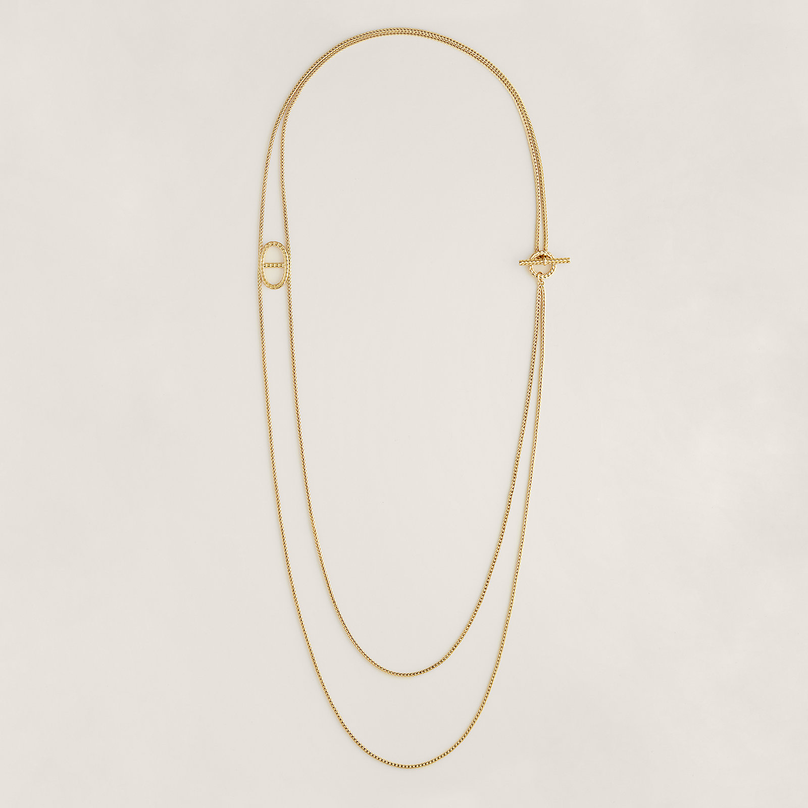 Chaine d'ancre Danae long necklace