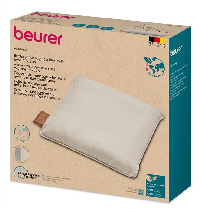 BEURER - Cuscino massaggiante MG 139-Beige