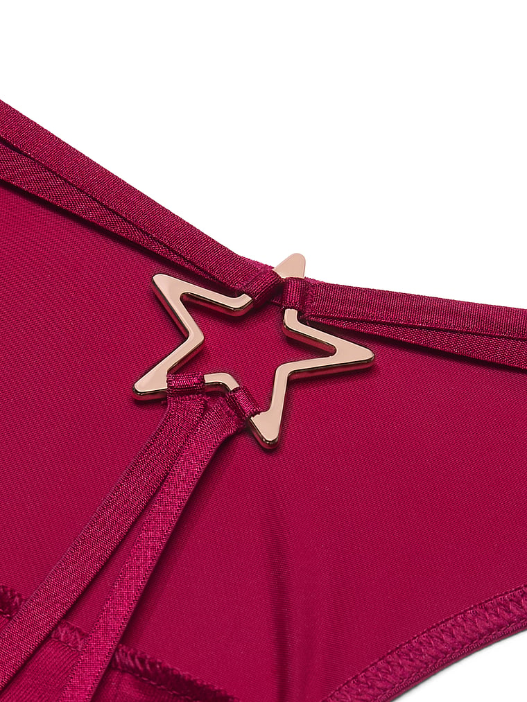 Very Sexy Starstruck Strappy High-Leg Thong Panty Hardware