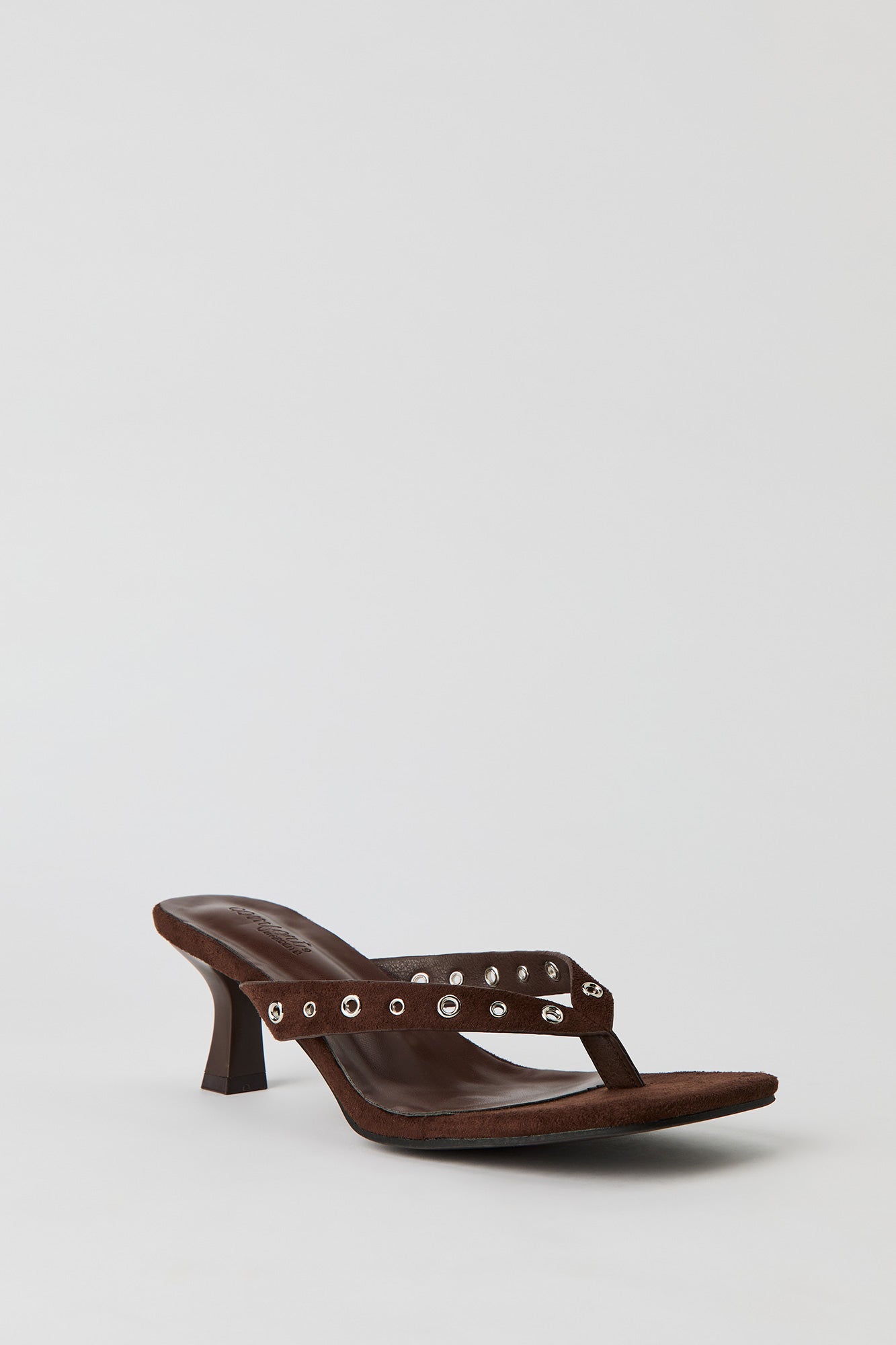 Kitten Heel Thong Sandal