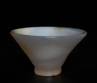 48G Old Chinese Carved Agate Cup