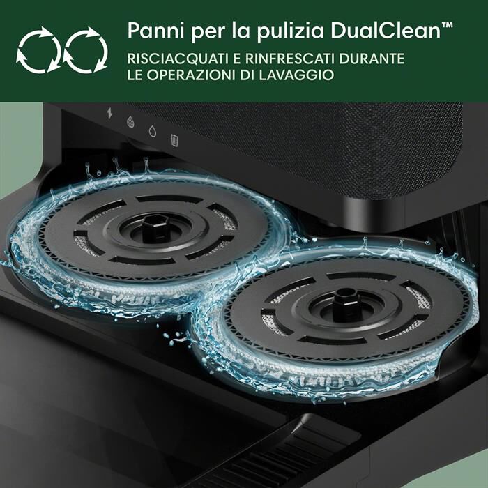 iROBOT - Aspirapolvere ROOMBA PLUS 405 COMBO AUTOWASH DOCK-Black