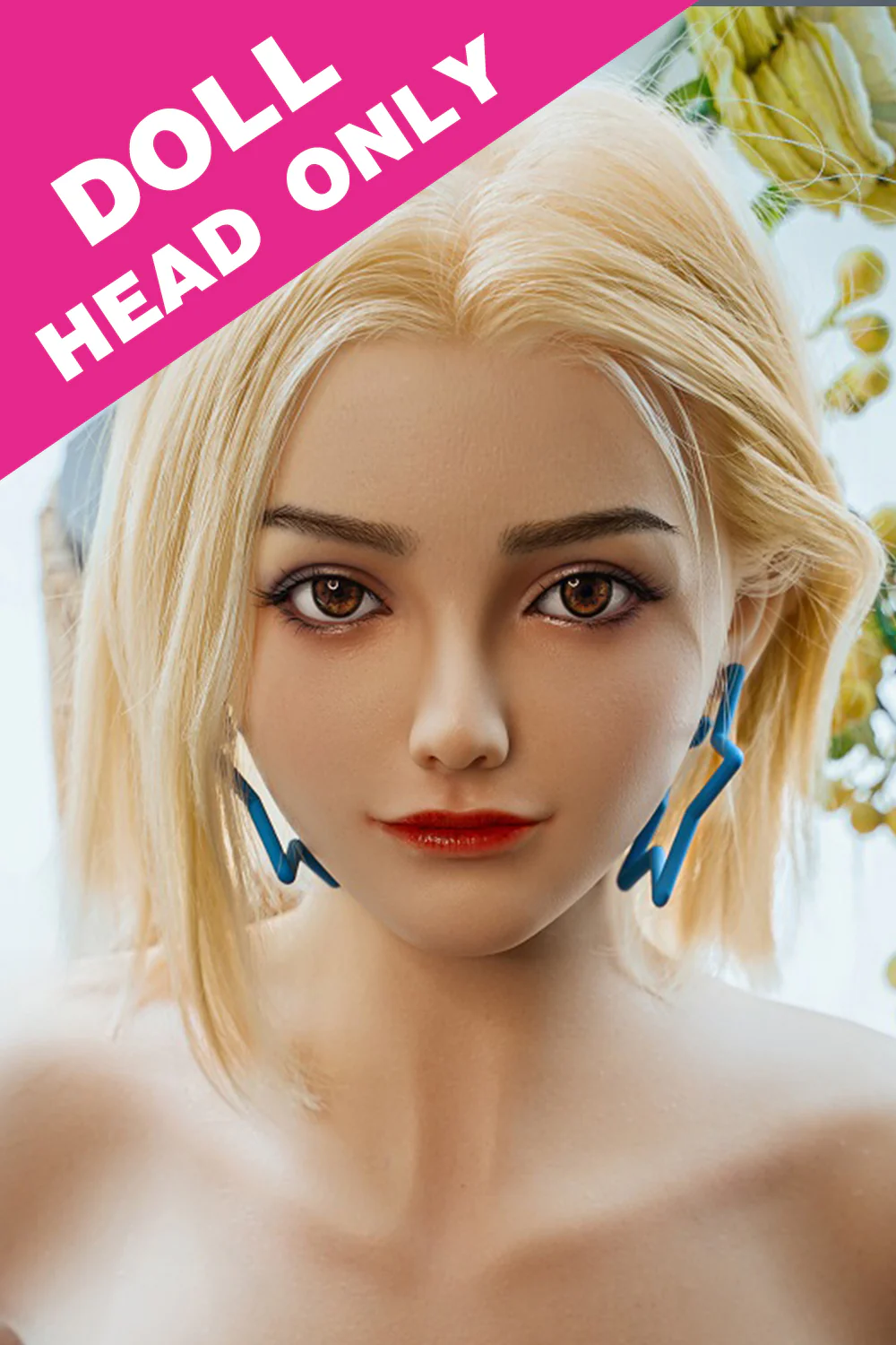 RIDMII Unique Design Alma plus #K4 Blonde Silicone Head Only