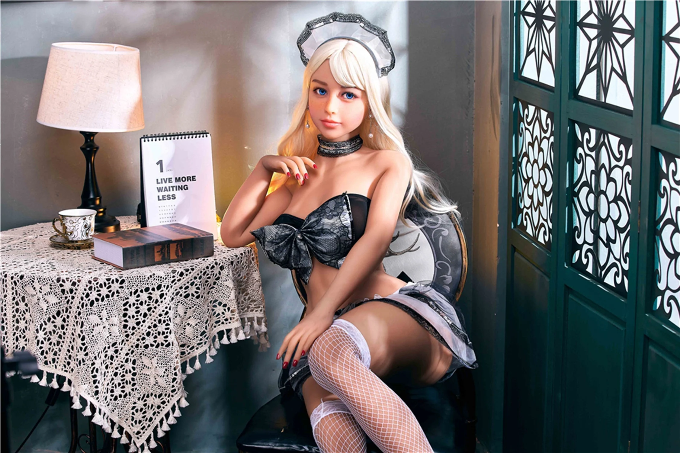 Irontechdoll Margaret 5ft05/ 154cm #58 Head TPE Lovely Blonde Slim Hentai Sex Doll