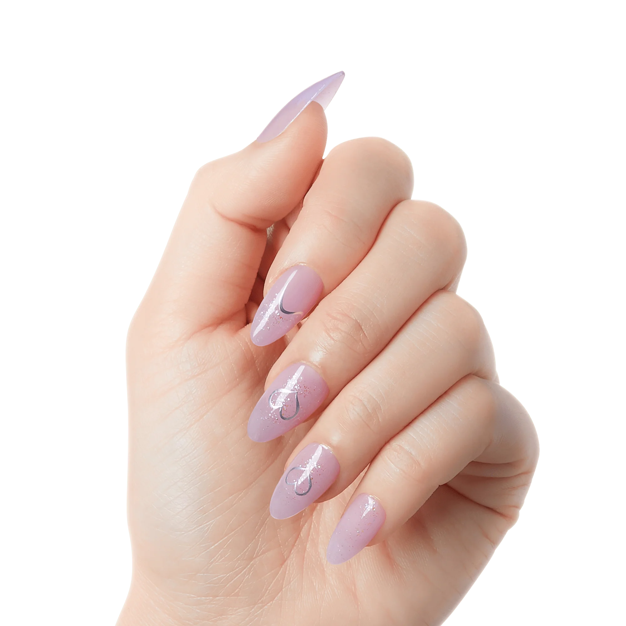 KISS Gel Fantasy Jelly Press On Glue Nails - One Day Jelly