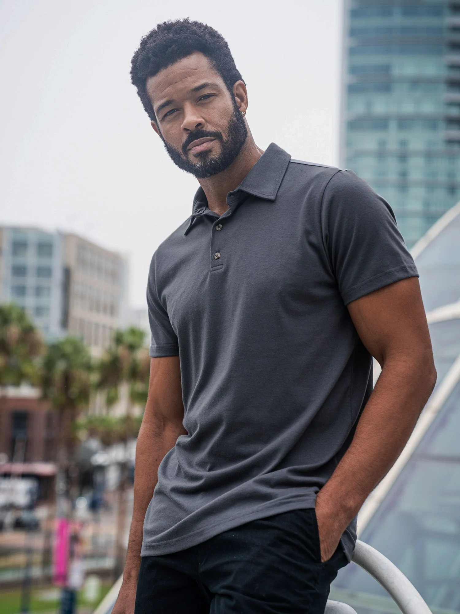 Graphite Torrey Polo
