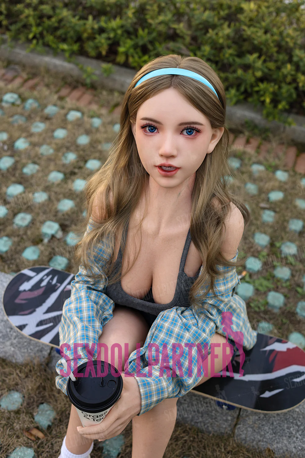 US Stock - Tindra 4.92ft/ 150cm #K171 ROS Head Full Silicone Medium Boobs Cute Real-looking Blowjob Sex Doll