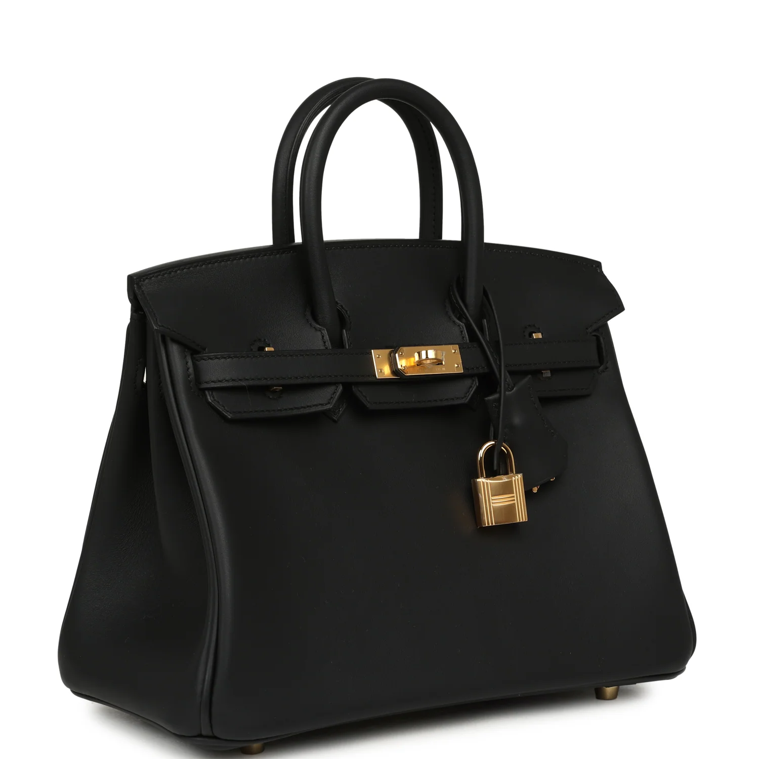 HERMÈS Birkin 25 Black Swift Gold Hardware