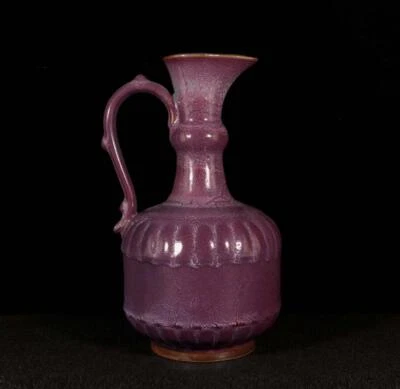 Chunxi Signed Old Chinese Song Jun Kiln Flower Pot N1579