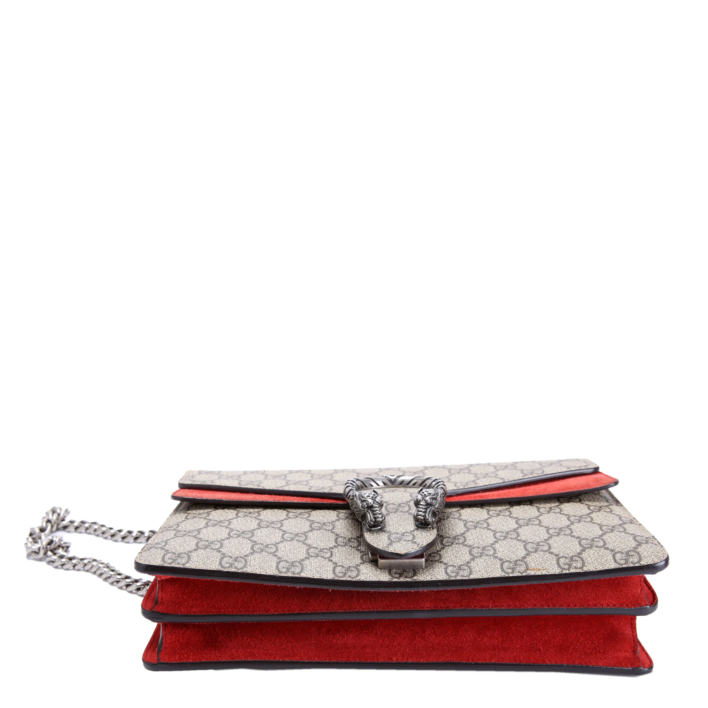 400249 Dionysus GG Shoulder Small Red