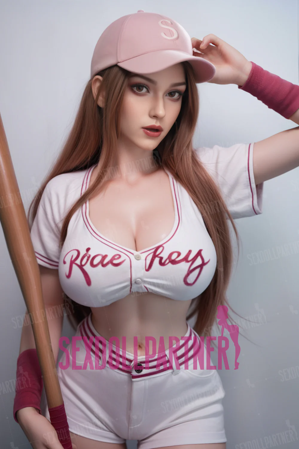 US Stock - Susie Plus 5ft38 / 164cm #M18 ROS Head Full Silicone Milky Big Tits Sex Doll For Blowjob