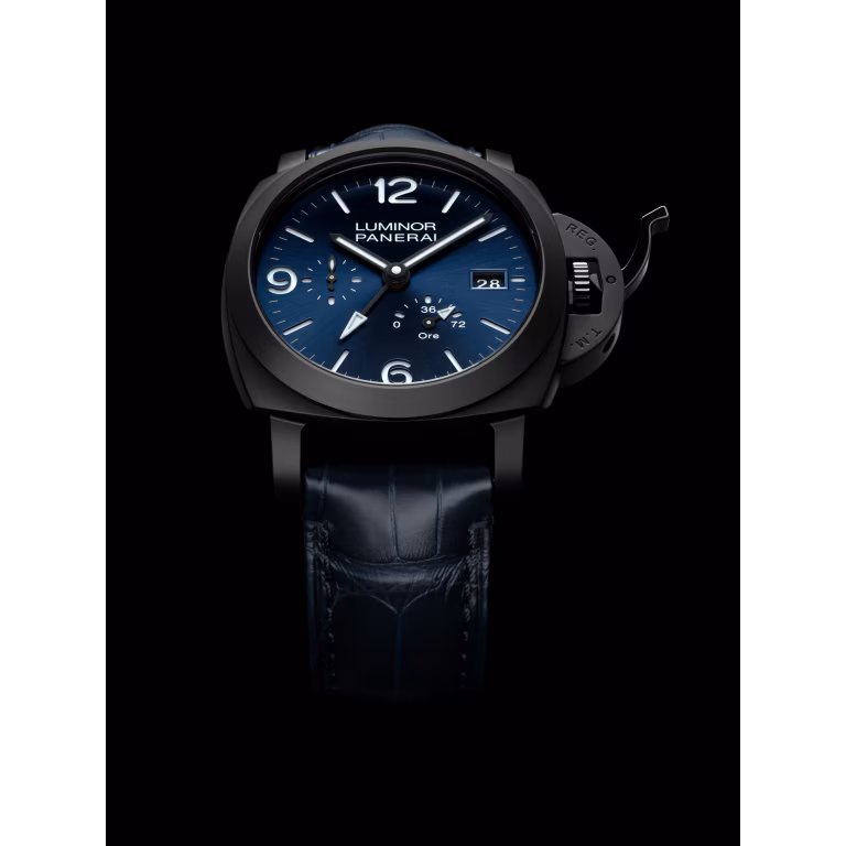 【7A Quality】Panerai  Luminor GMT Power Reserve Ceramica 44mm PAM01574