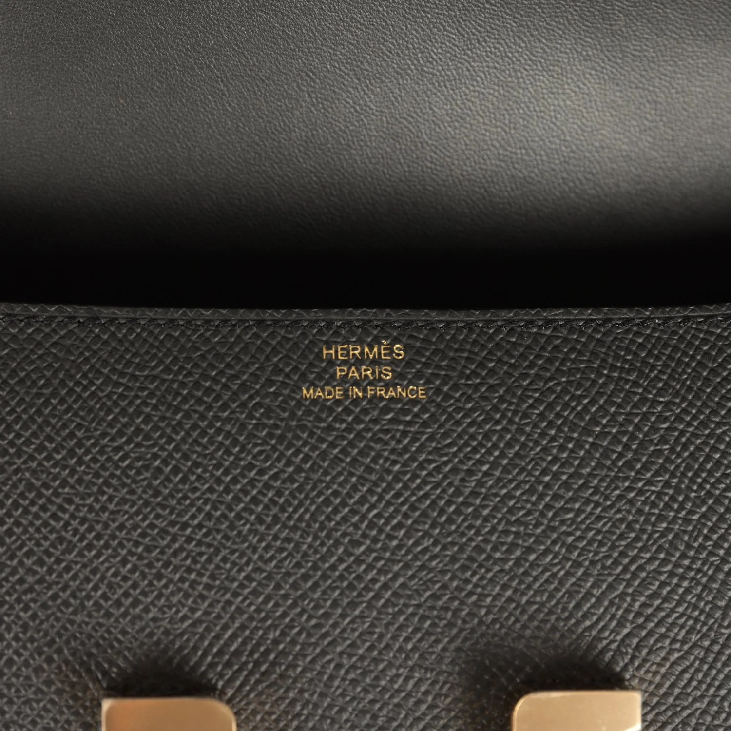Hermes Constance Elan Plomb Epsom Gold Hardware
