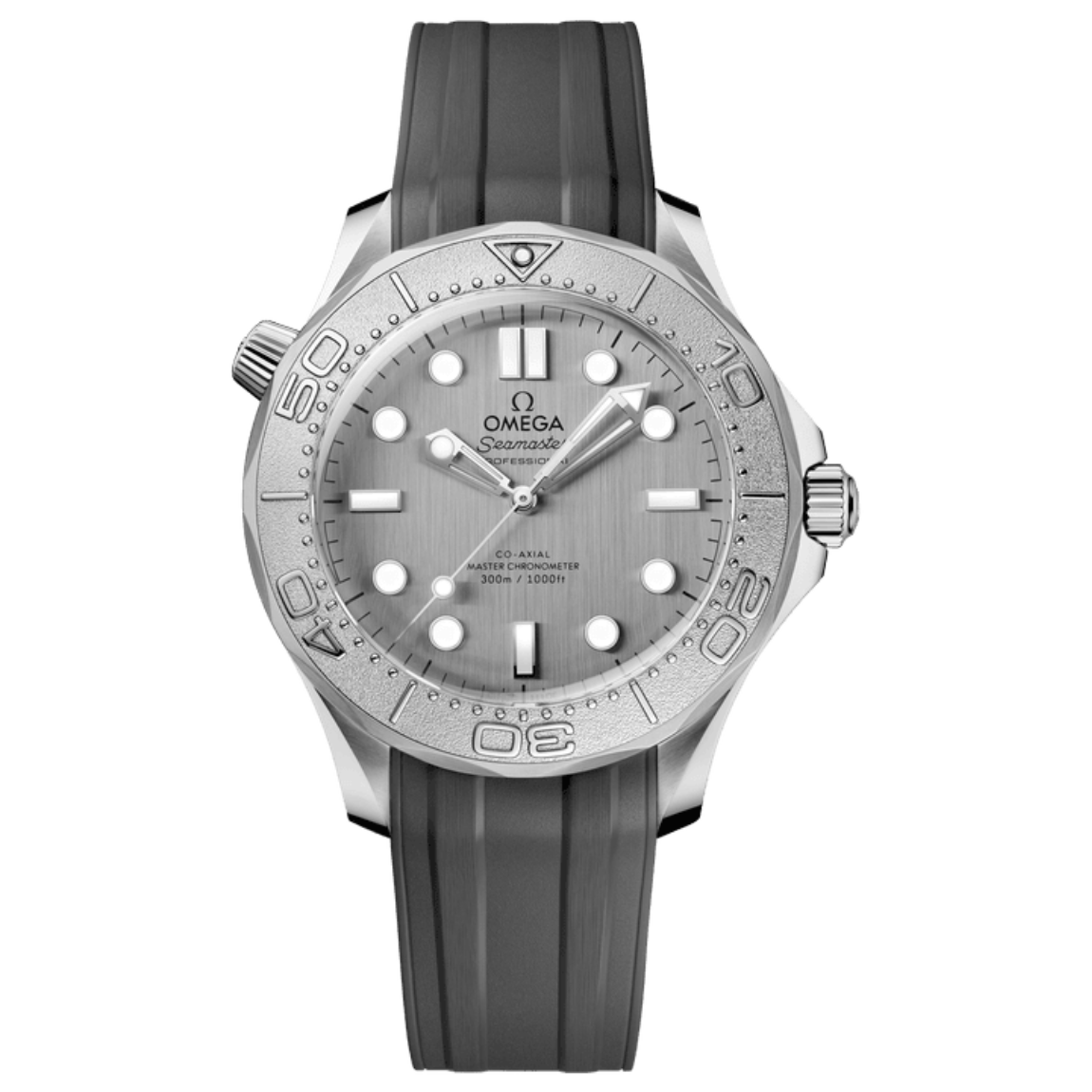 Omega Seamaster 300M Diver's Watch, 42mm, stainless steel case with rubber strap
