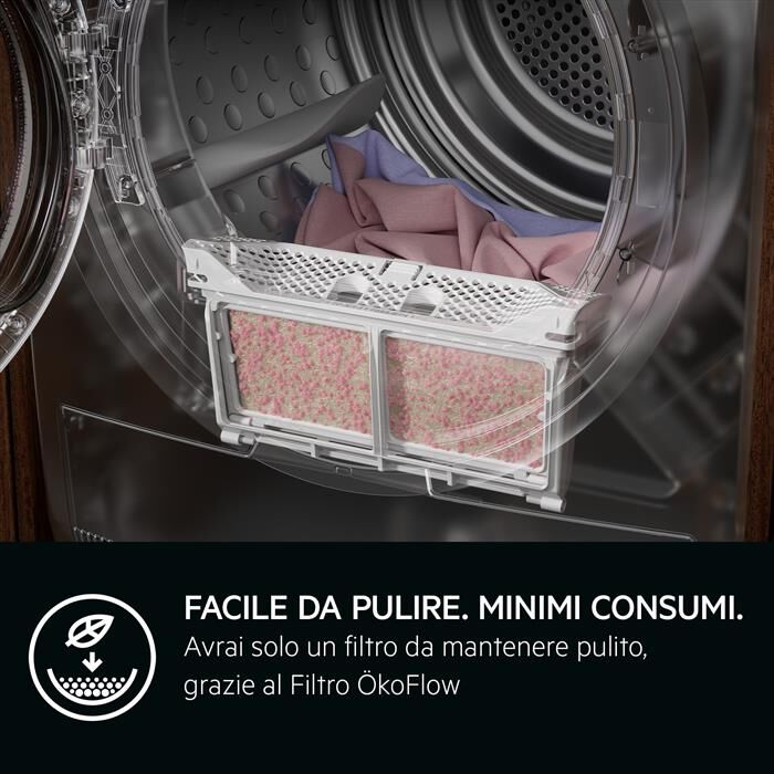 AEG - Asciugatrice TR7HE9C 9 Kg Classe C-Bianco