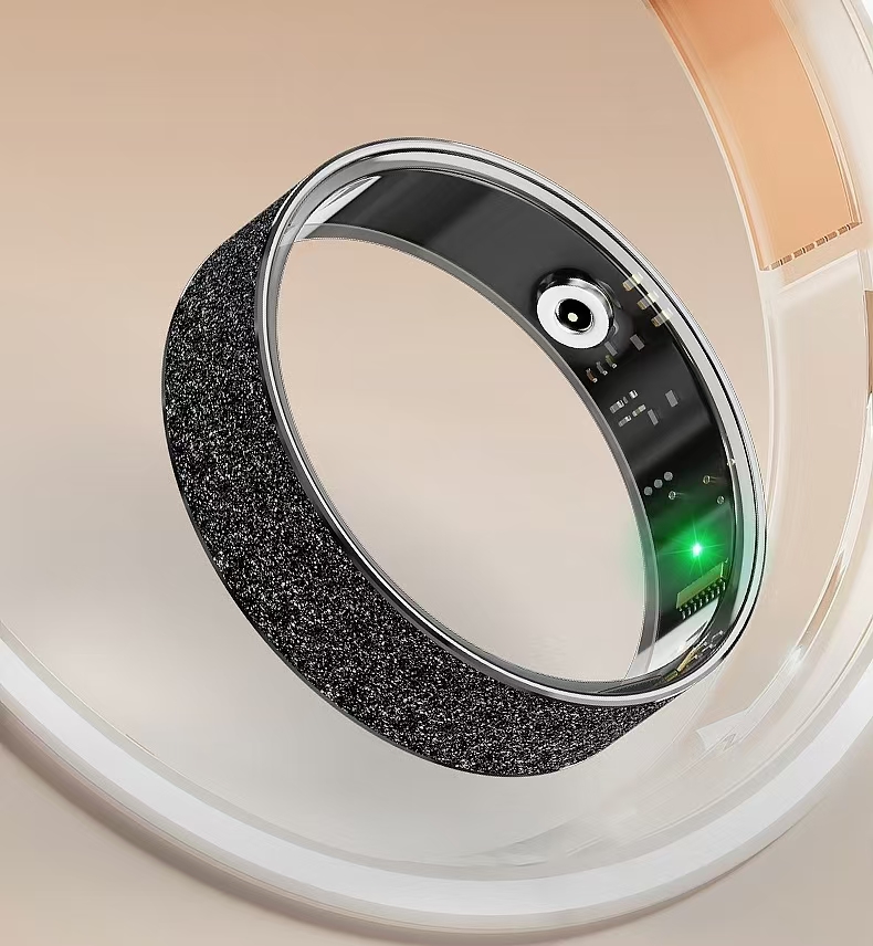 Frosted Smart Ring, European and American Minimalist Style, Couple's Heart Rate, Blood Oxygen, Sleep, Pedometer, Mood Monitor Bracelet- ML10