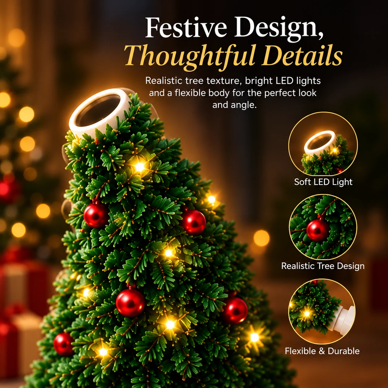 USB Projector Wreath – Halloween & Christmas Light Decoration