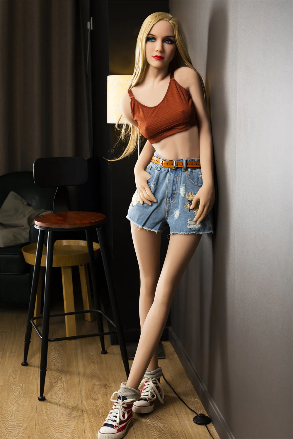 US Stock - 6YE 5ft45 / 166cm #16 Head TPE Full Size Sexy Blonde Sex Doll