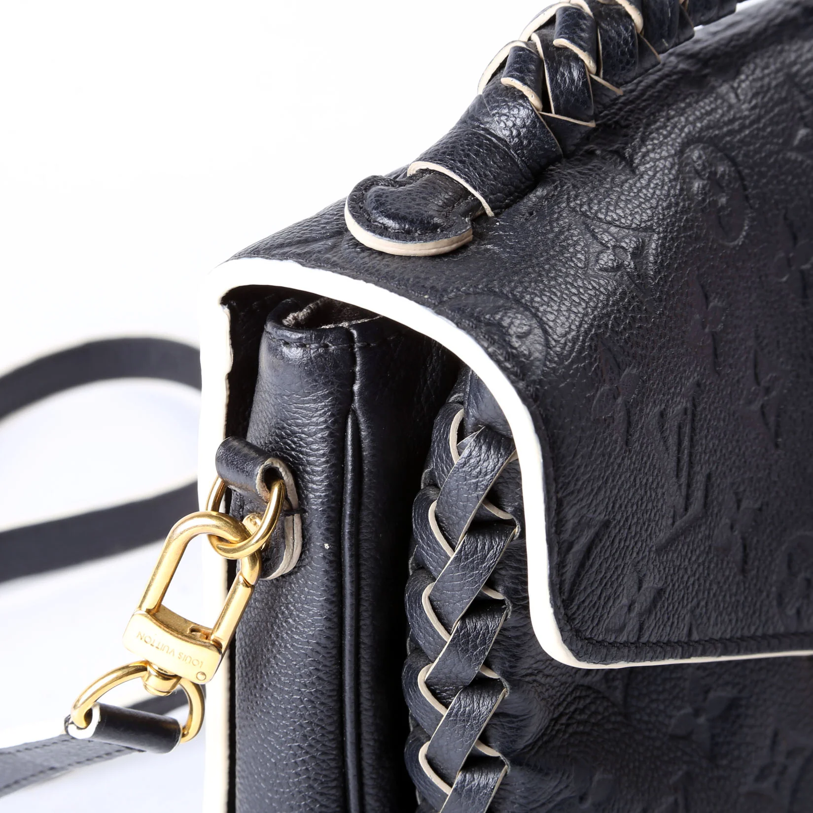 Pochette Metis Empreinte Braided Black