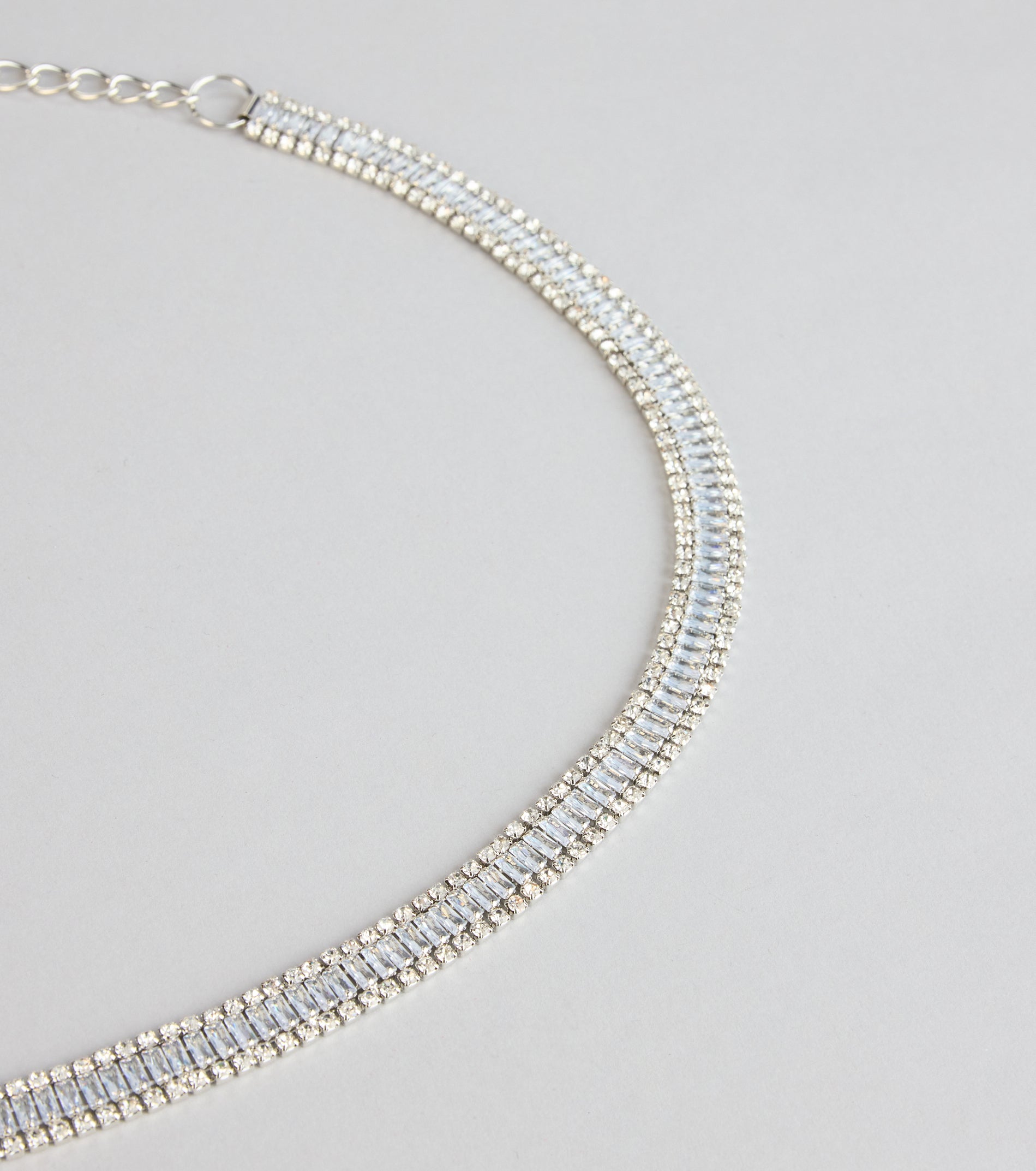 Shimmer Statement Cubic Zirconia Belt