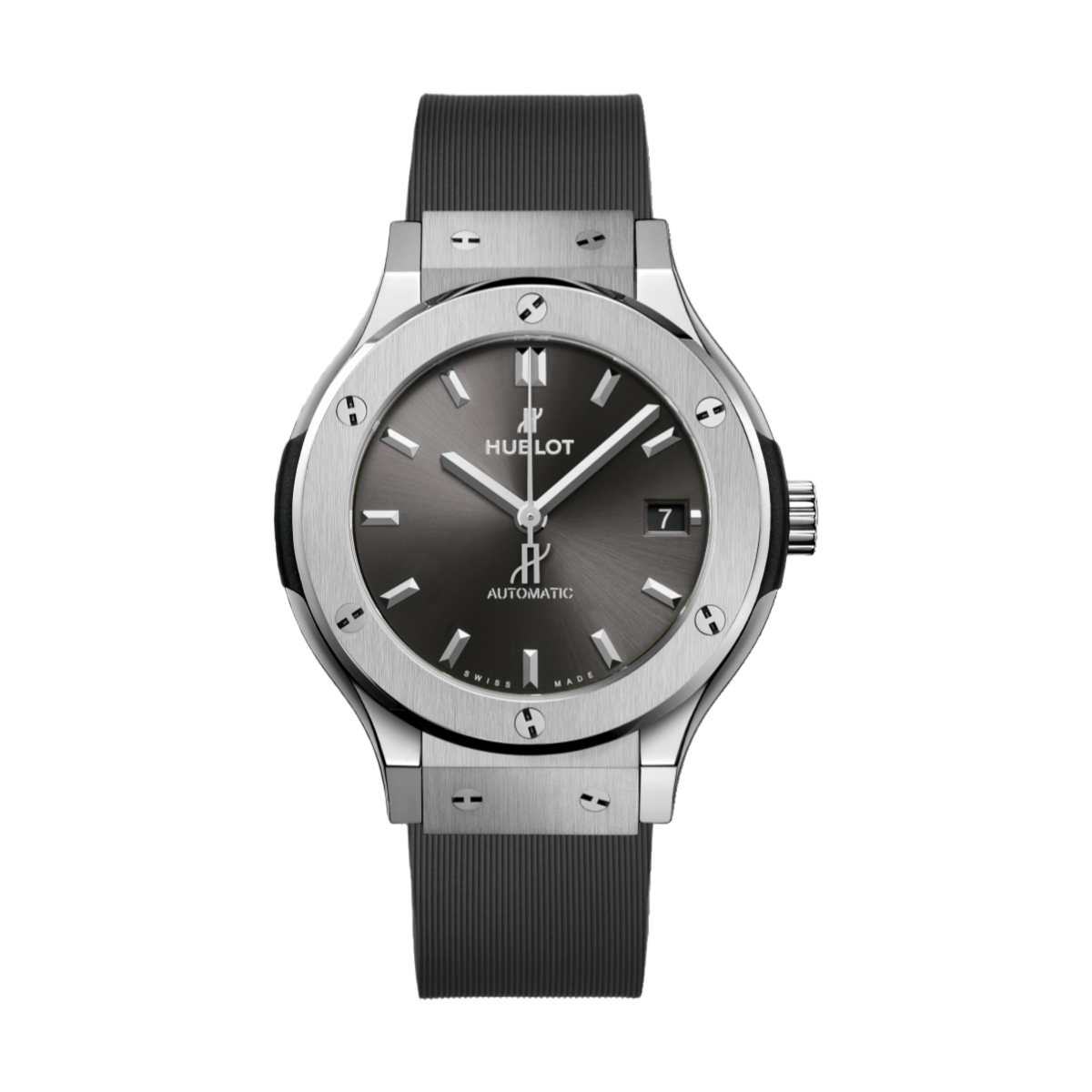 Hublot Classic Fusion Titanium 565.NX.7071.LR 38mm Gray Dial Unisex Size 565NX7071RX