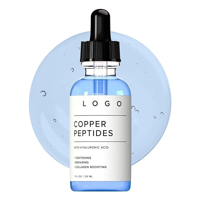 Copper peptide essence 15ml 30ml anti-aging facial essence containing hyaluronic acid OEM