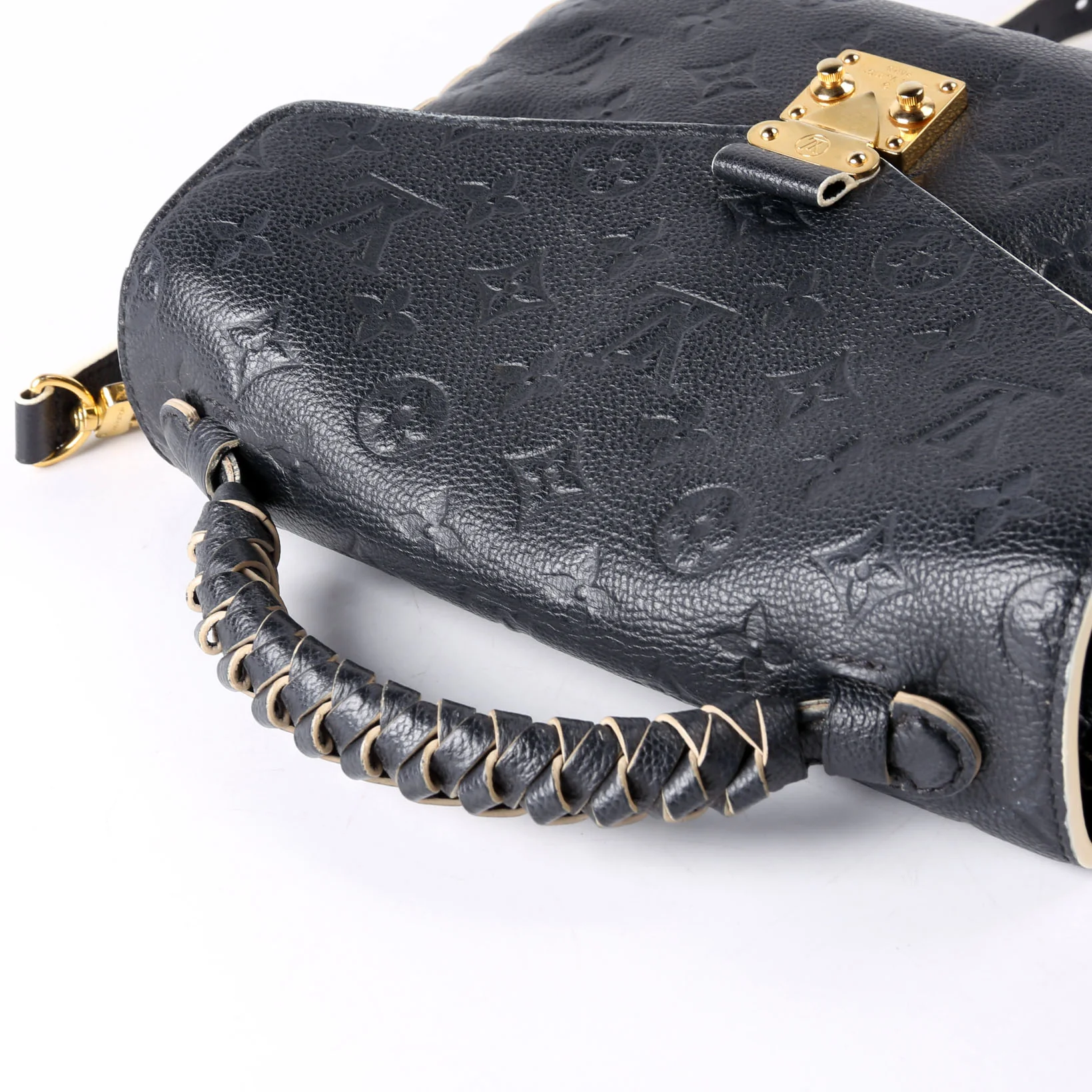 Pochette Metis Empreinte Braided Black