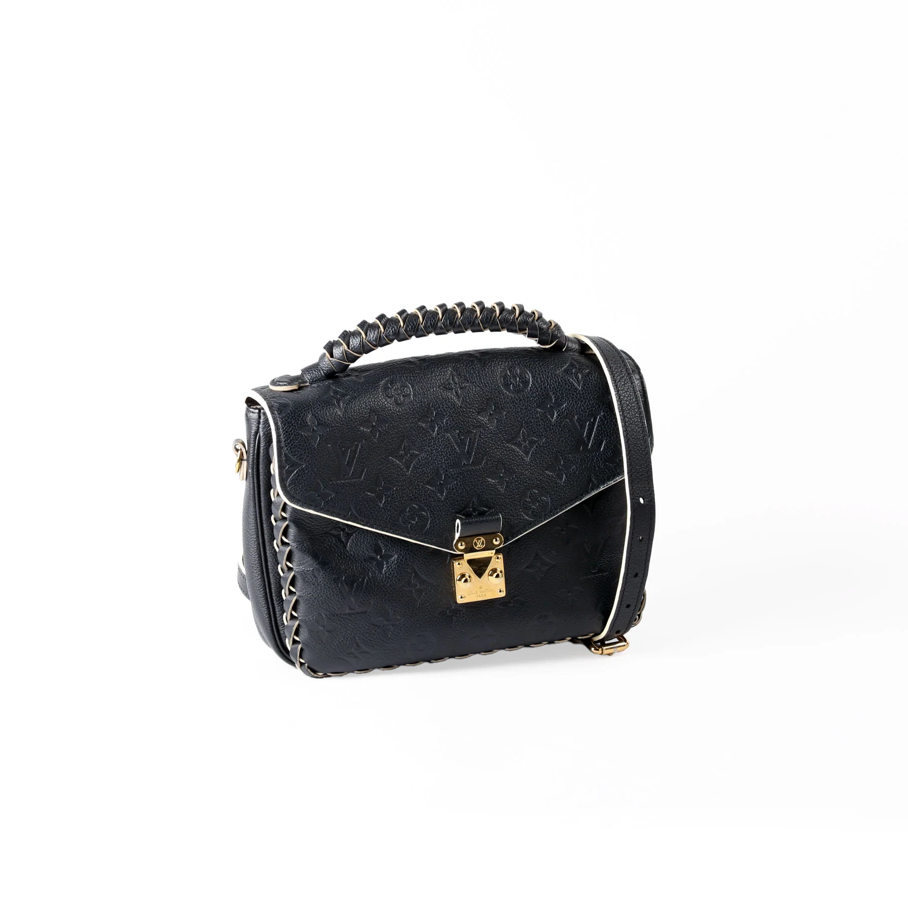 Pochette Metis Empreinte Braided Black